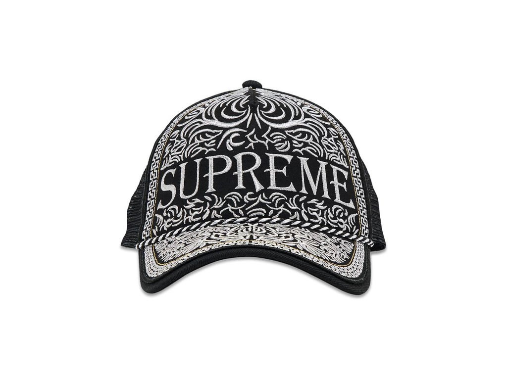 Supreme Vaquero Mesh Back 5-Panel Black-Supreme-pikastore.cz
