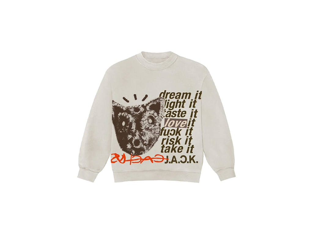 Travis Scott D.L.T.F.R.T Crewneck Natural-Travis Scott-pikastore.cz
