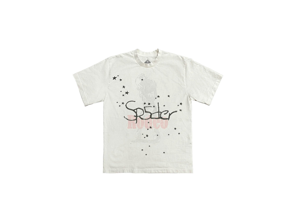 Travis Scott Cactus Jack x Sp5der Days Before Rodeo II Tee White-Clothing-Sp5der-pikastore.cz