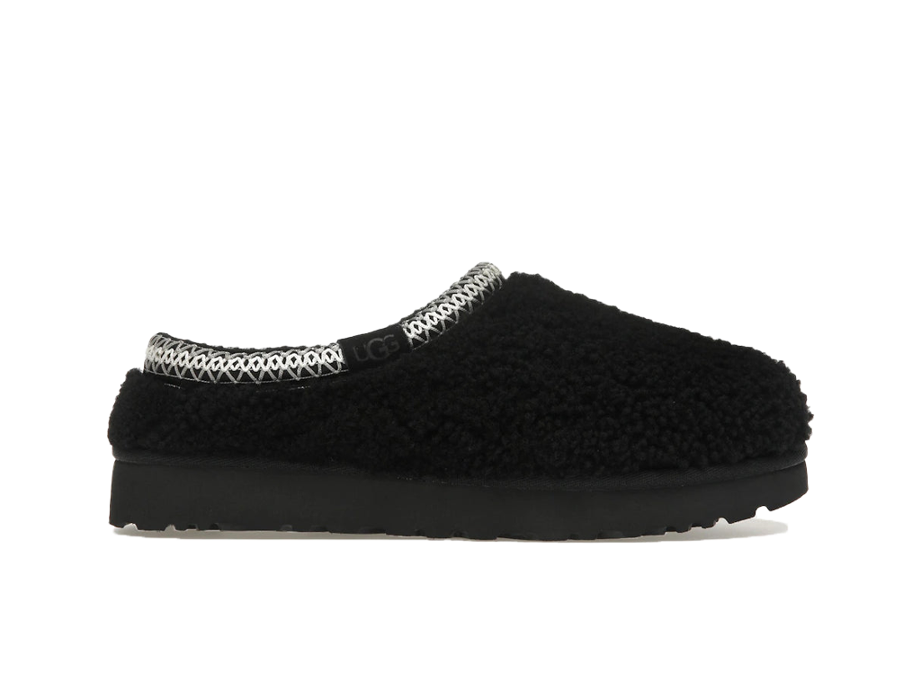 UGG Tasman Maxi Curly Slipper Black-UGG-pikastore.cz