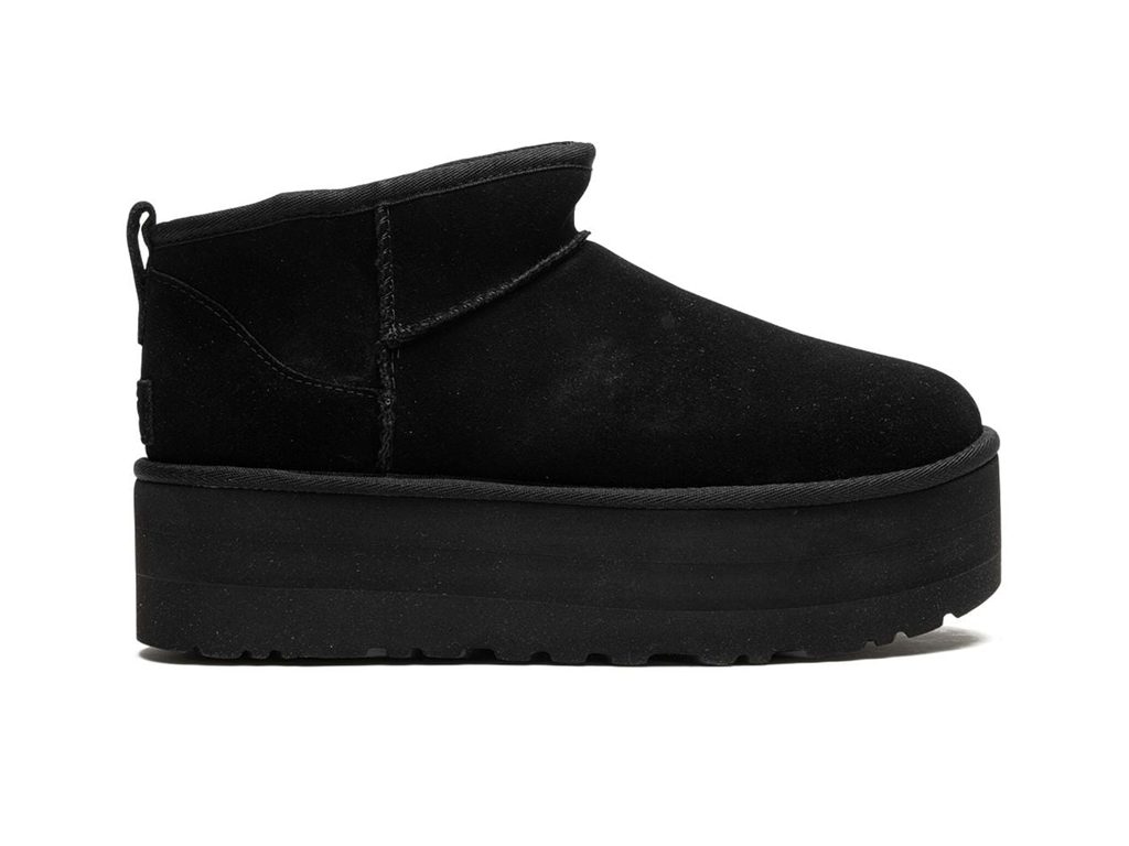 UGG Wmns Classic Ultra Mini Platform Boot Black-UGG-pikastore.cz