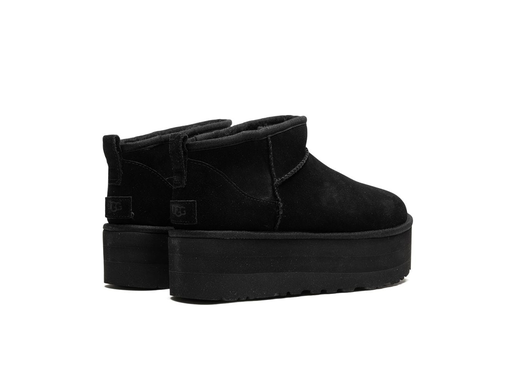 UGG Wmns Classic Ultra Mini Platform Boot Black-UGG-pikastore.cz