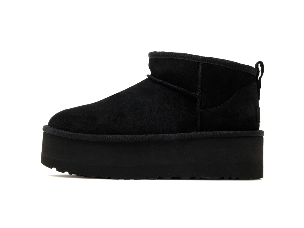 UGG Wmns Classic Ultra Mini Platform Boot Black-UGG-pikastore.cz