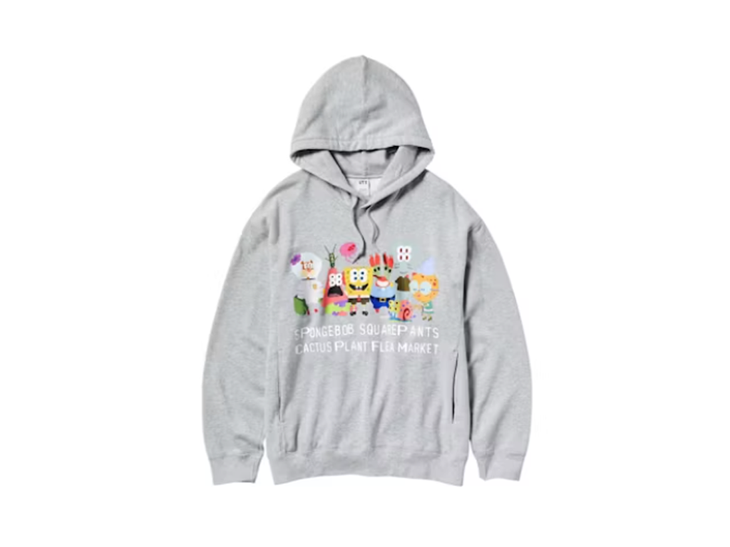 Uniqlo x CPFM Spongebob Squarepants Hoodie Gray-CPFM-pikastore.cz
