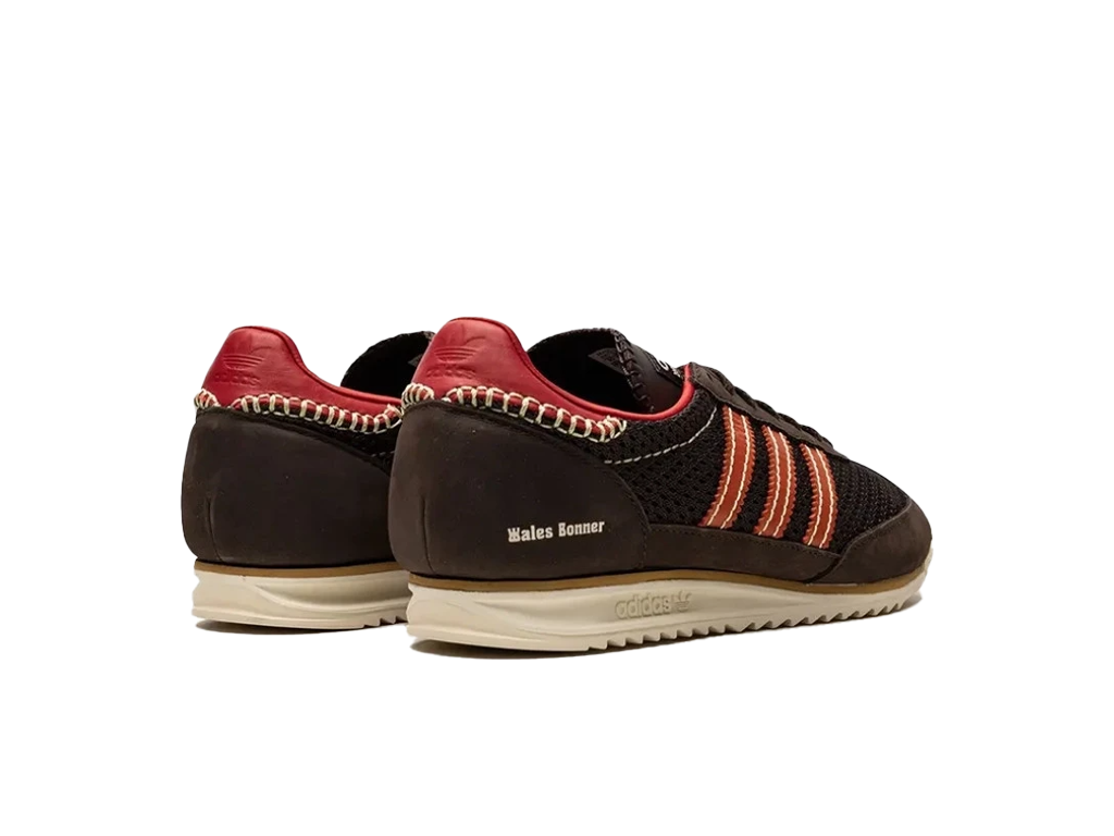 Wales Bonner x adidas SL72 Knit Brown – tenisky – fotka 4 z 5