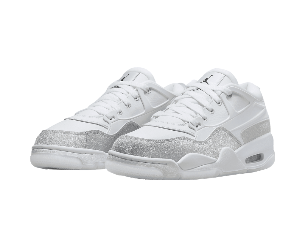 Wmns Air Jordan 4 RM White Silver Glitter-Air Jordan-pikastore.cz