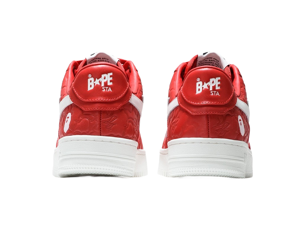 BAPE Wmns Bapesta #3 Line Camo Red-BAPE-pikastore.cz