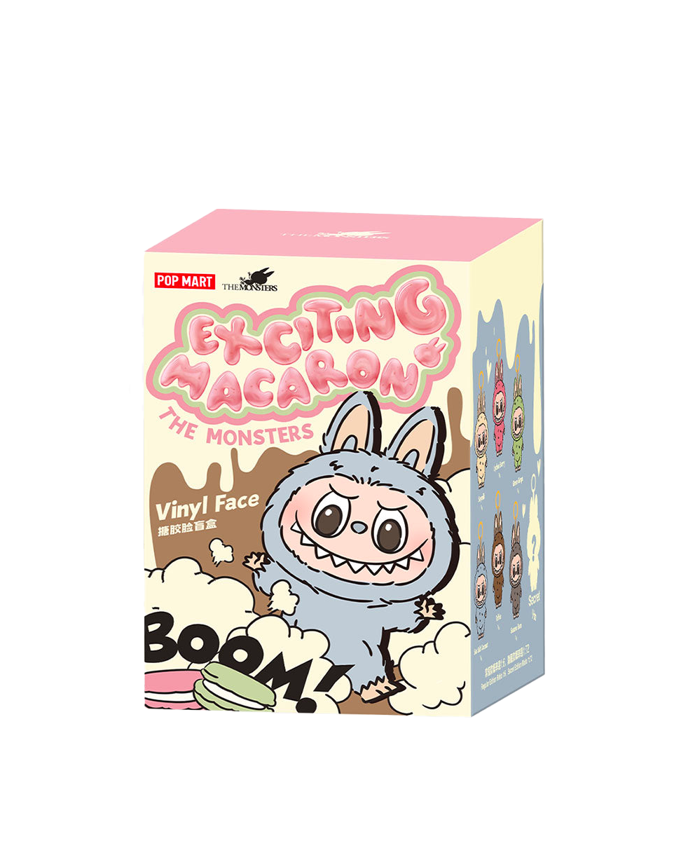 Labubu Pop Mart The Monsters Tasty Macarons Vinyl Plush Pendant Single Blind Box-Labubu-pikastore.cz