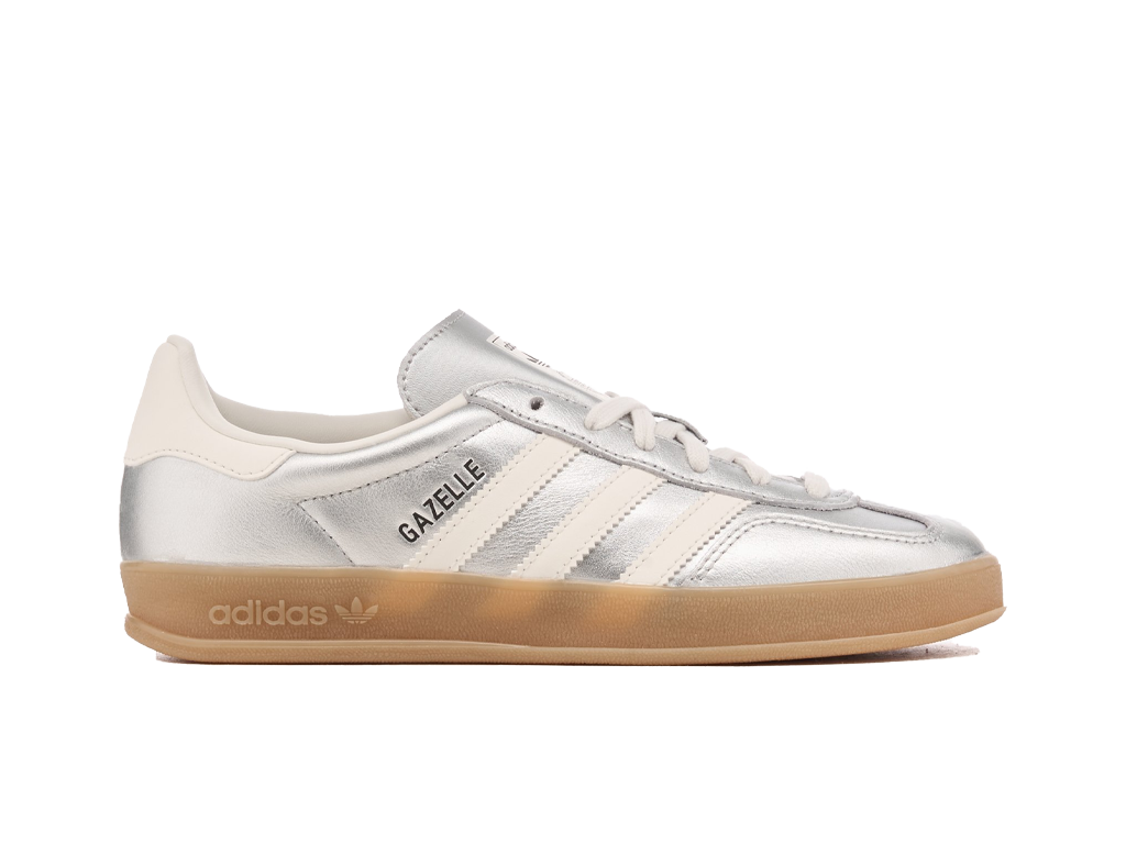 adidas Gazelle Indoor Silver Metallic Core White-Adidas-pikastore.cz