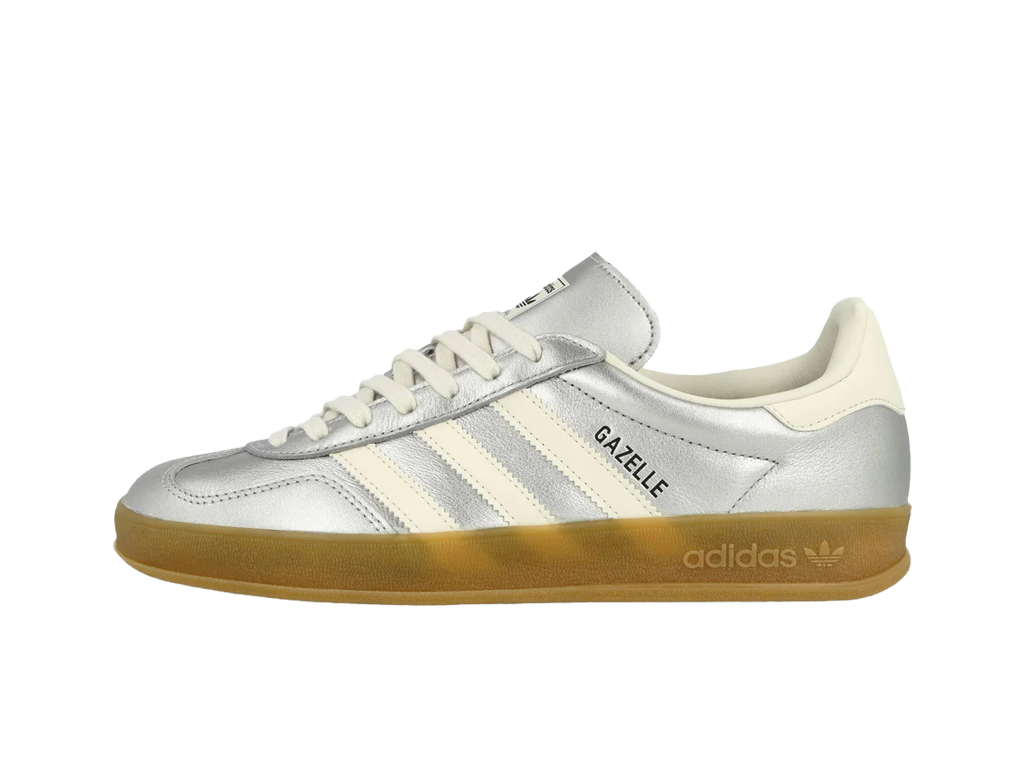 adidas Gazelle Indoor Silver Metallic Core White-Adidas-pikastore.cz