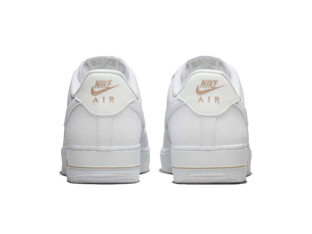 Nike Air Force 1 Low White Desert Khaki Mini Swoosh – tenisky – fotka 3 z 3