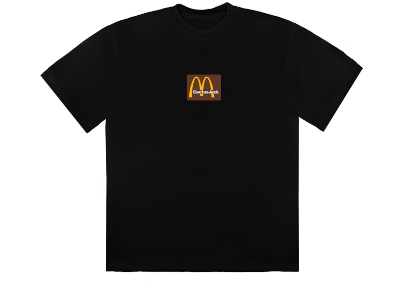 Travis Scott McDonalds Sesame Inv T-shirt Black Brown-Travis Scott-pikastore.cz