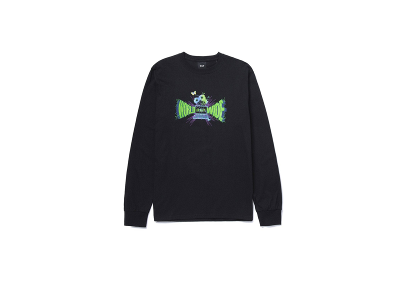 HUF Off-line Longsleeve Tee Black