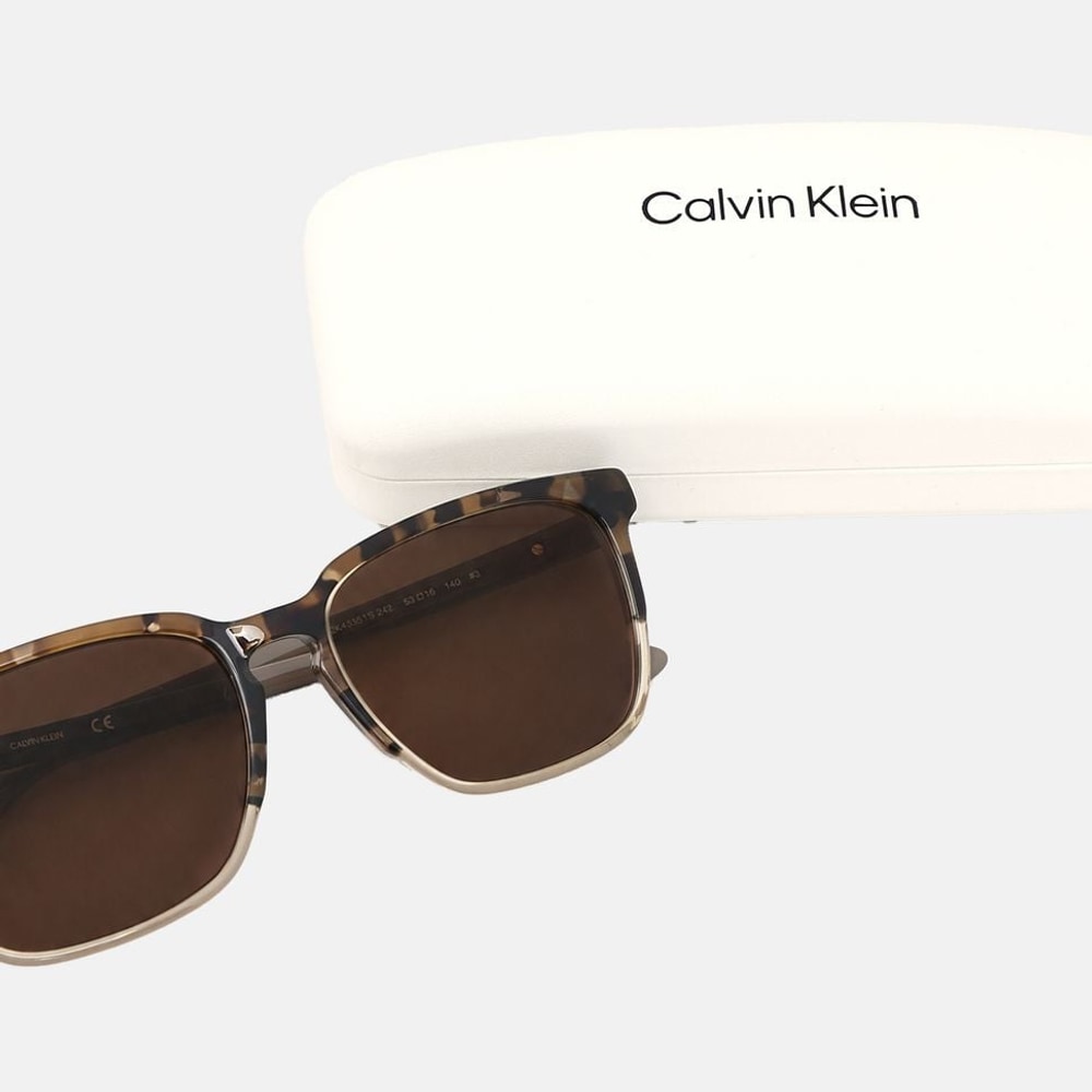 Calvin Klein Sunglasses Sand – szemüveg – fotó 3/4