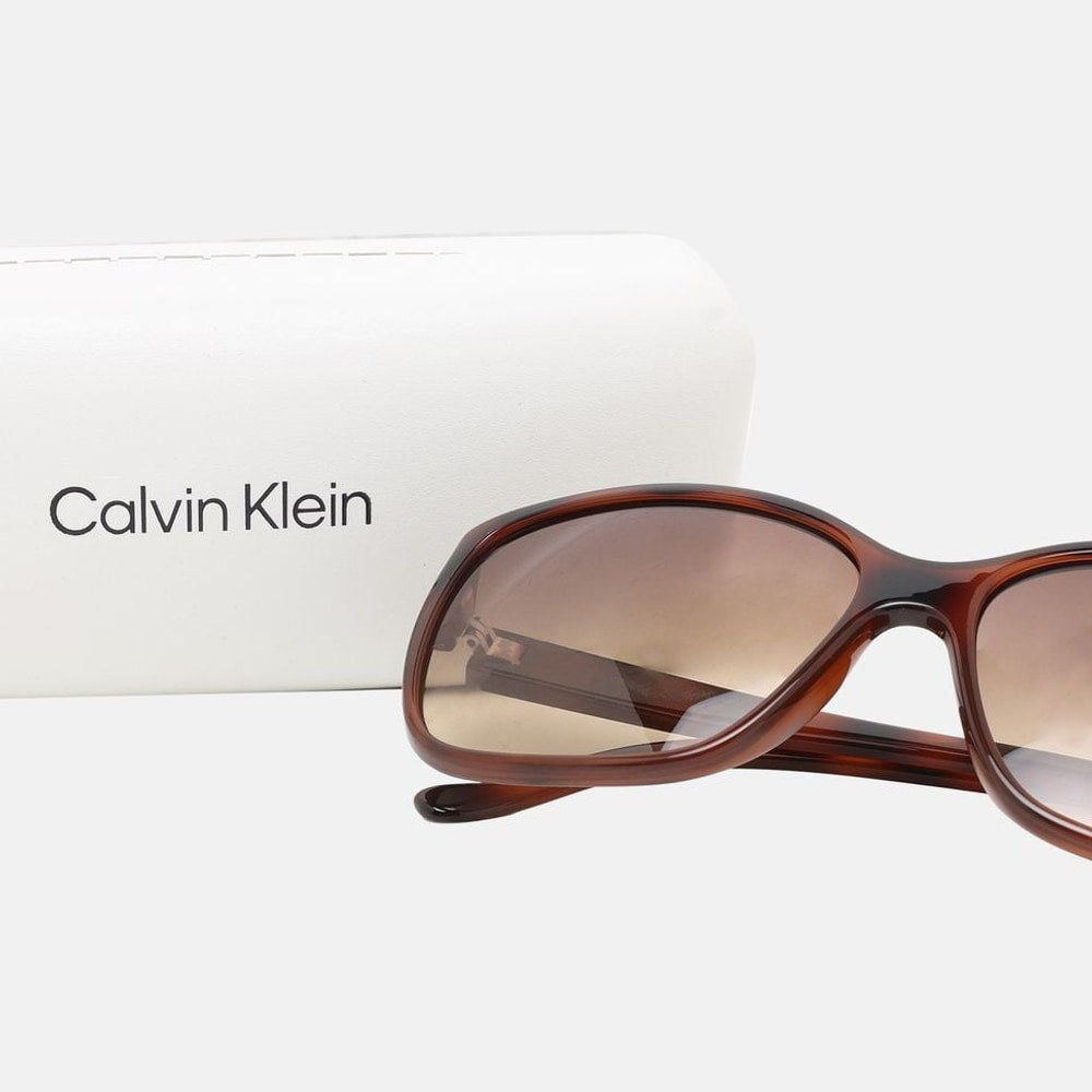 Calvin Klein Sunglasses Dark Brown – accessoires – photo 3 sur 4