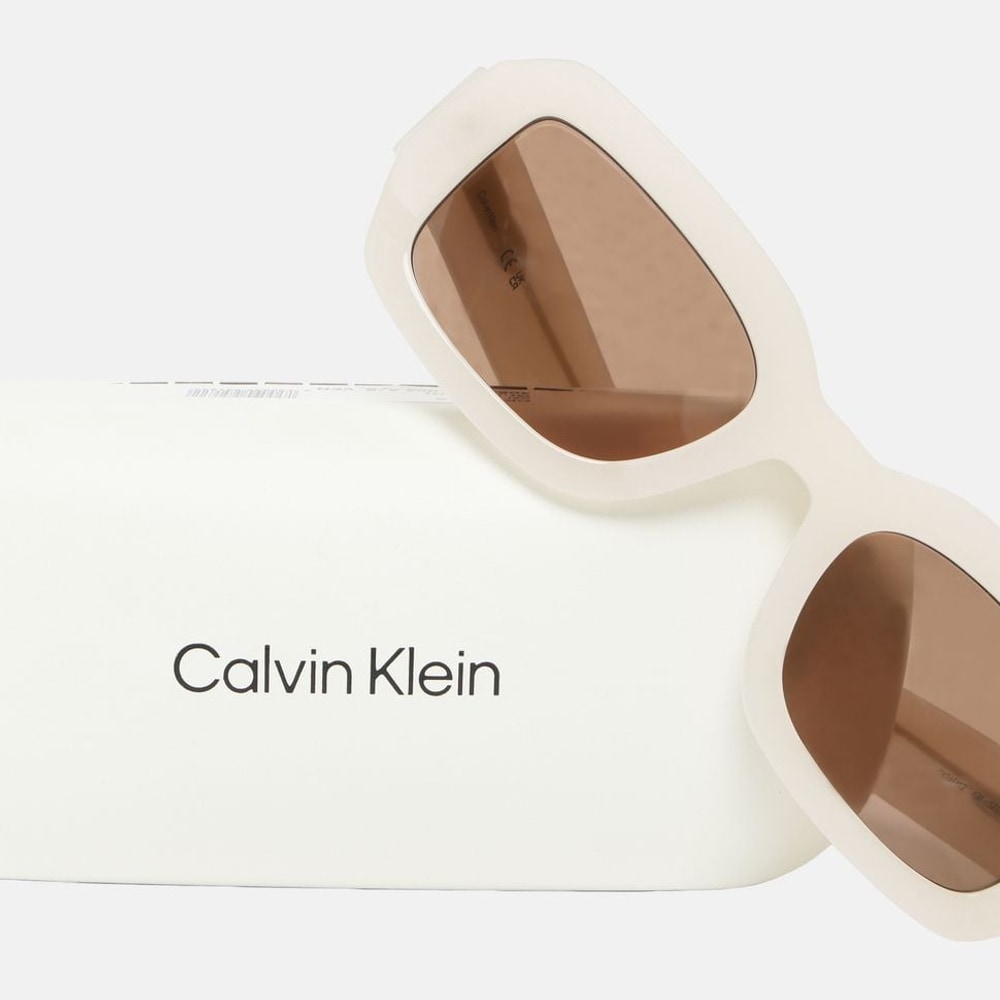Calvin Klein Sunglasses White – brýle – fotka 3 z 4