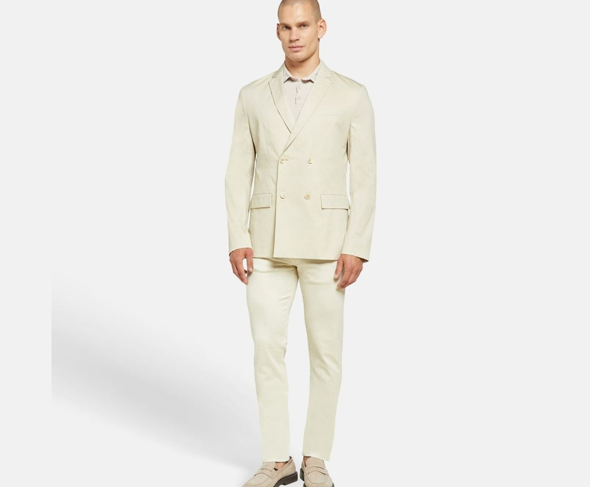 Calvin Klein Suit jacket Beige – dzseki – fotó 6/6