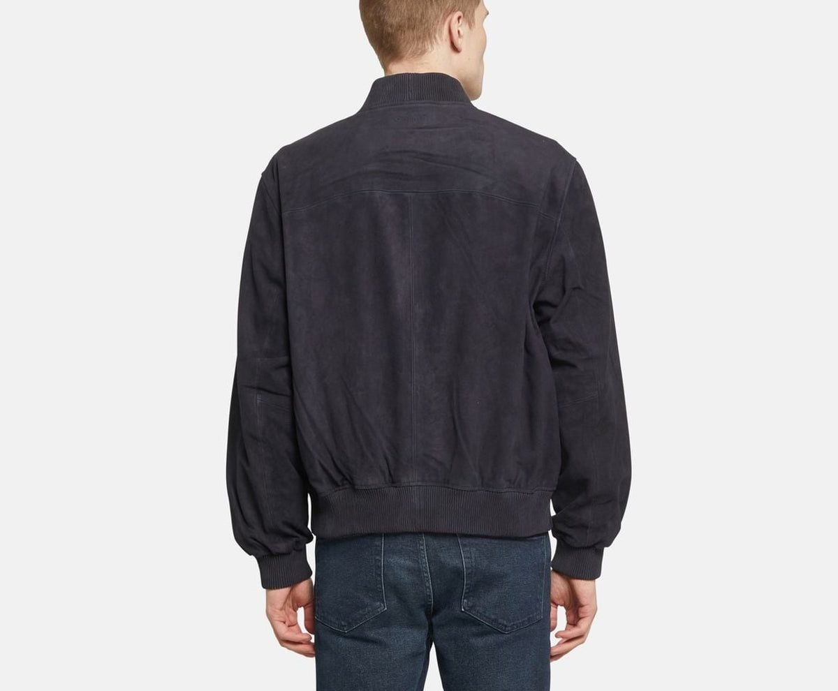 Calvin Klein Leather blouson Blue – одяг – фото 4 з 6