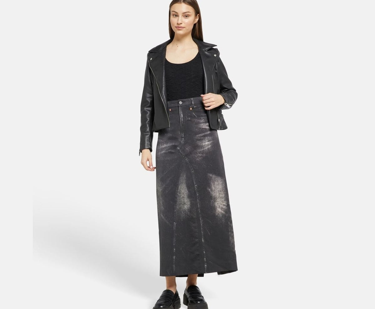 Calvin Klein Denim skirt Black – foto 5 av 5