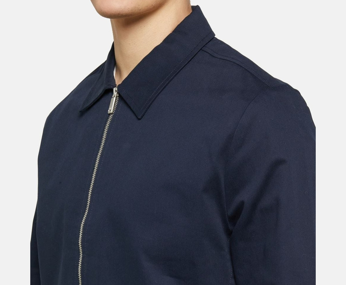 Calvin Klein Shacket Dobby Dark Blue – îmbrăcăminte – fotografia 3 din 6