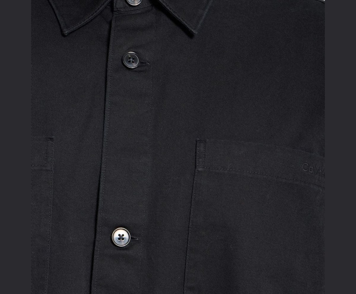 Calvin Klein Long-sleeved shirt - easy fit Black – camiseta – foto 3 de 5