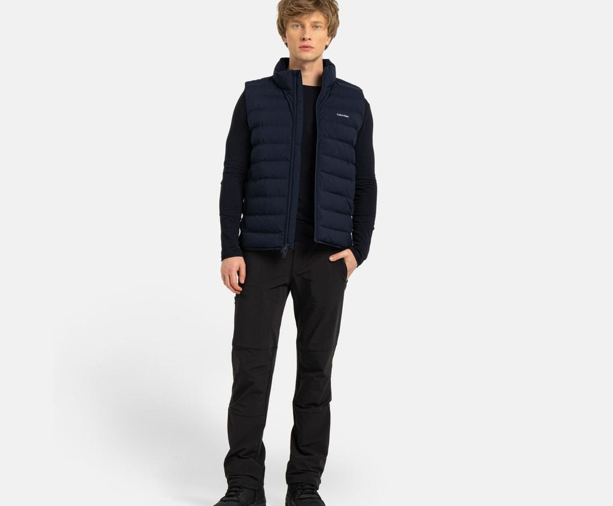 Calvin Klein Quilted gilet Dark Blue – куртка – фото 6 з 6