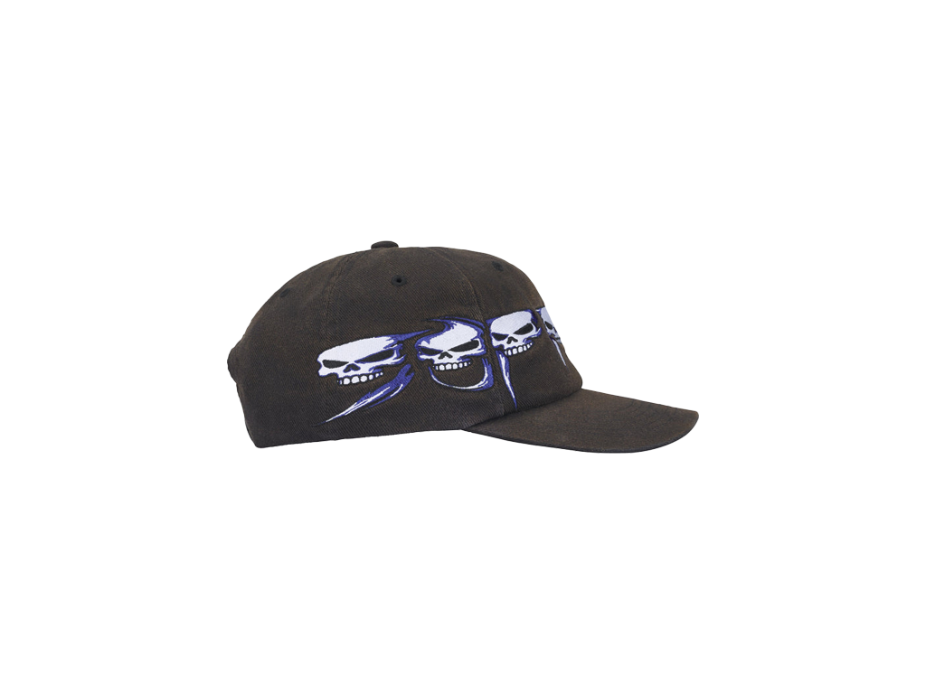 Supreme Skulls Spellout 6-Panel Black-Supreme-pikastore.cz