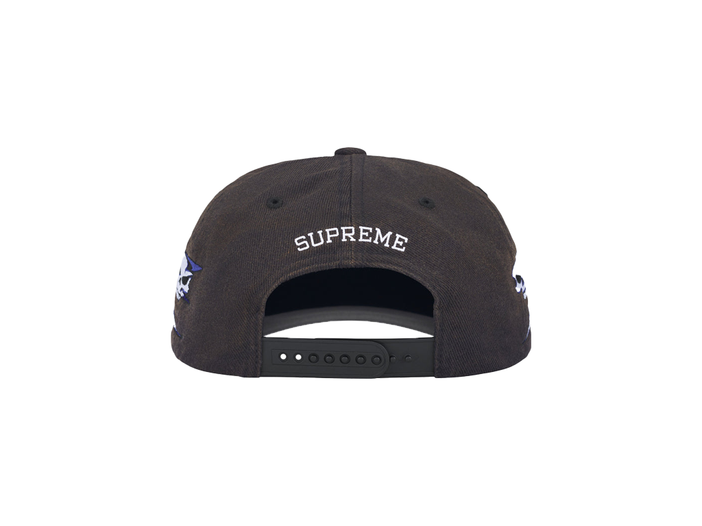 Supreme Skulls Spellout 6-Panel Black-Supreme-pikastore.cz