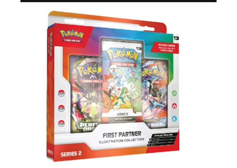 2026 Pokemon Mega Evolution First Partner Illustration Collection Series 2