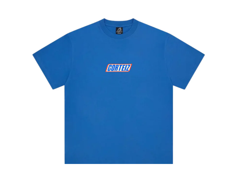 Corteiz Snicker Bar Tee Blue