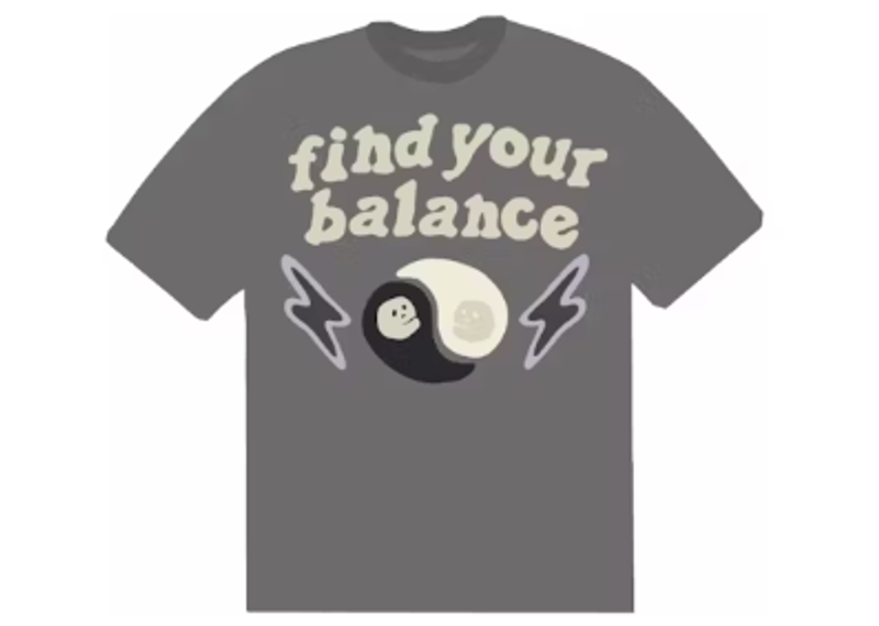 Broken Planet Find Your Balance T-shirt Ash Grey-Broken Planet-pikastore.cz