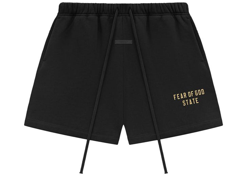 Fear of God Essentials Fleece Soccer Short Black