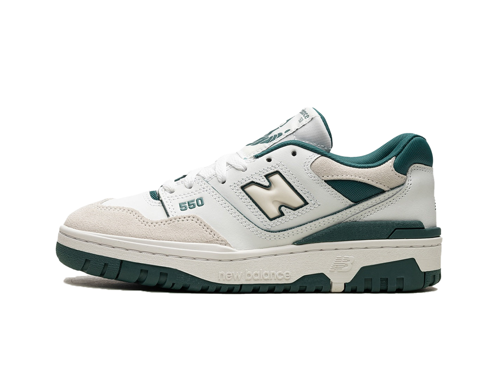 New Balance 550 Big Kid White Vintage Teal