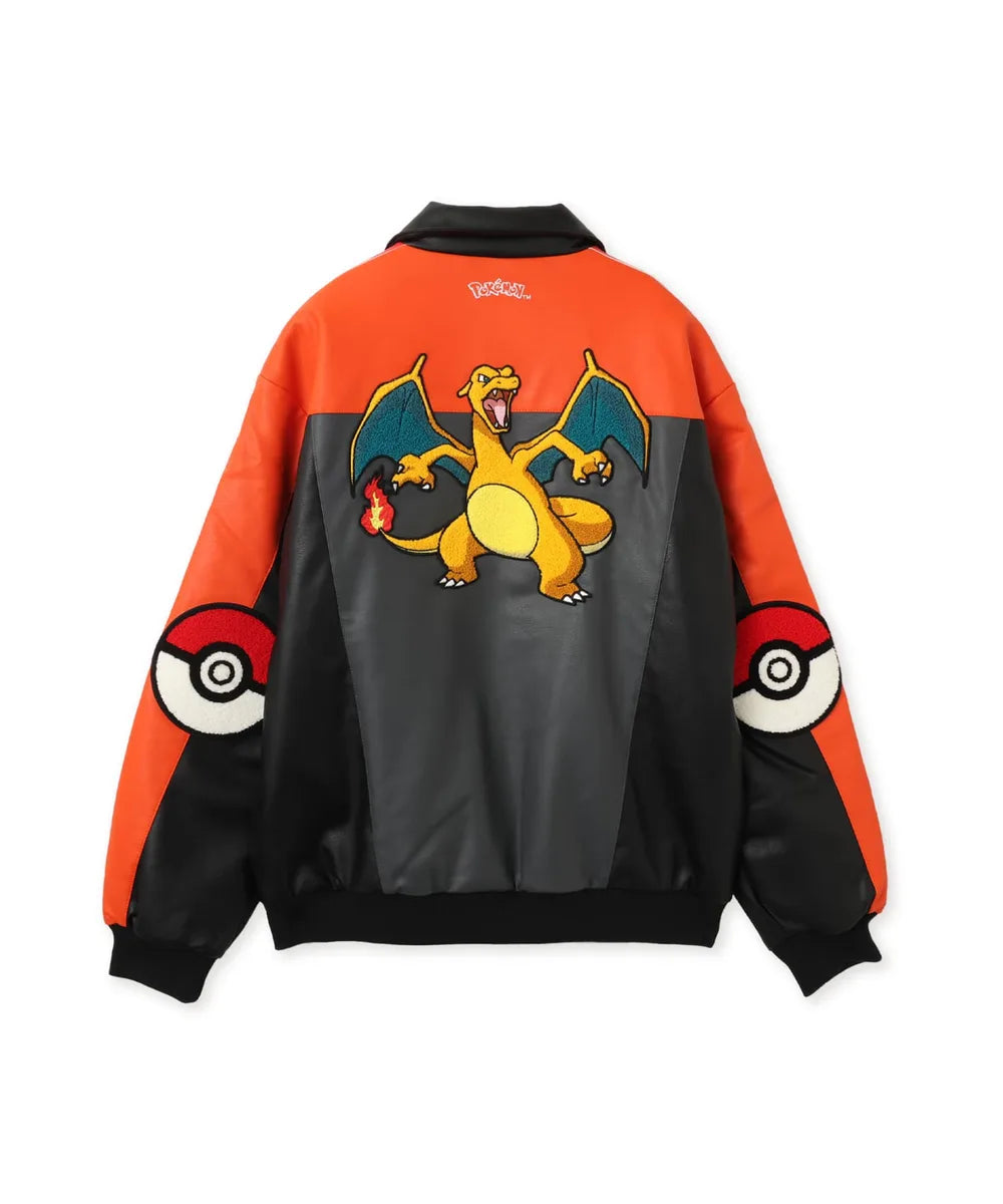 adidas x Pokémon 8 Ball Charizard Jacket Black/Collegiate Orange – jacket
