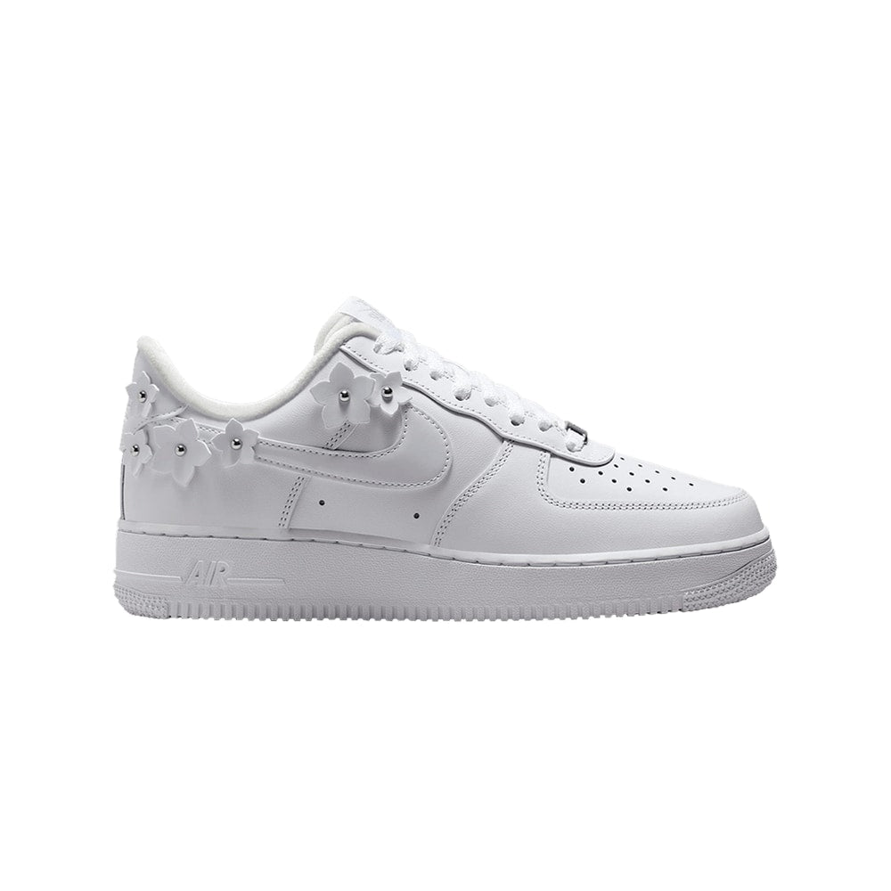 Nike Wmns Air Force 1 07 White Wolf Grey Metallic Silver – pantofi, argintiu