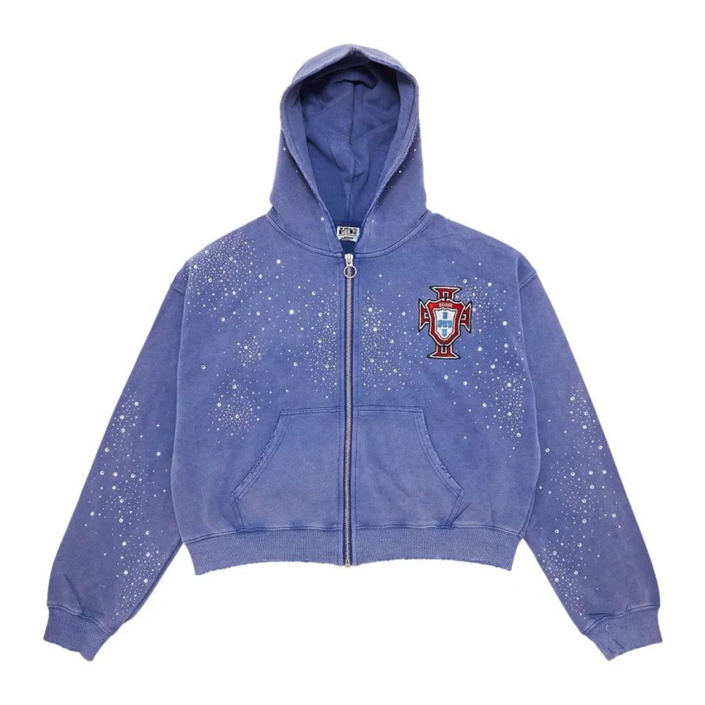 Vale Forever Pluto Cluster Zip Up Hoodie Blue – hoodie