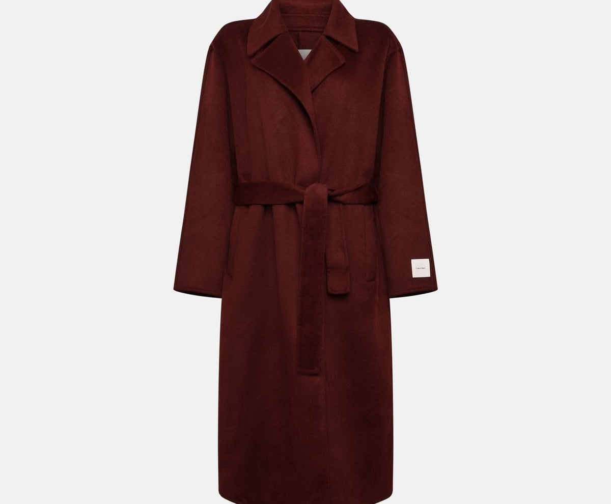 Calvin Klein Wool-blend coat Red – jakna, crvena