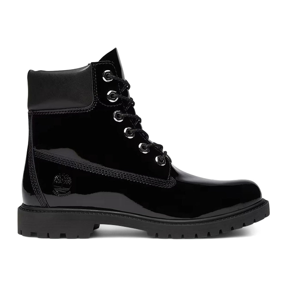 Timberland 6" Premium Waterproof Boot Patent Black (Women's) – boty, černá