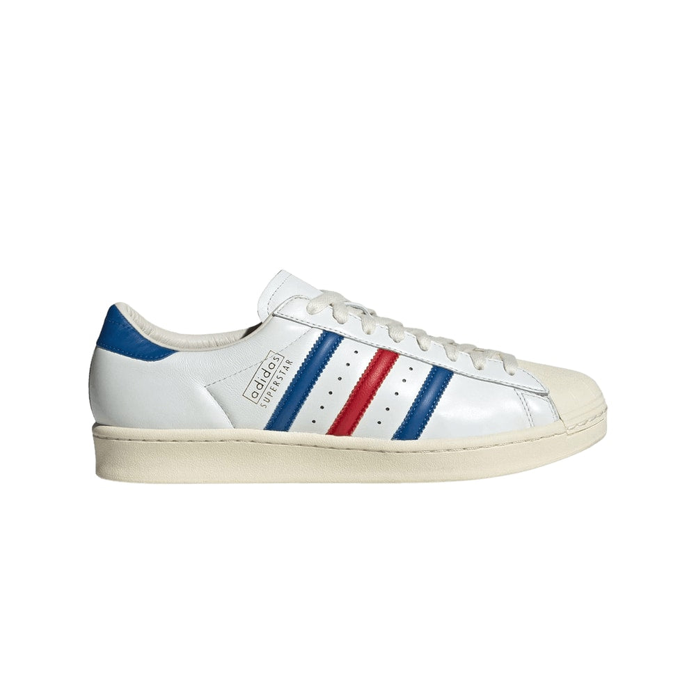adidas Superstar Vintage Made in Germany White Blue Scarlet – Schuhe, weiß