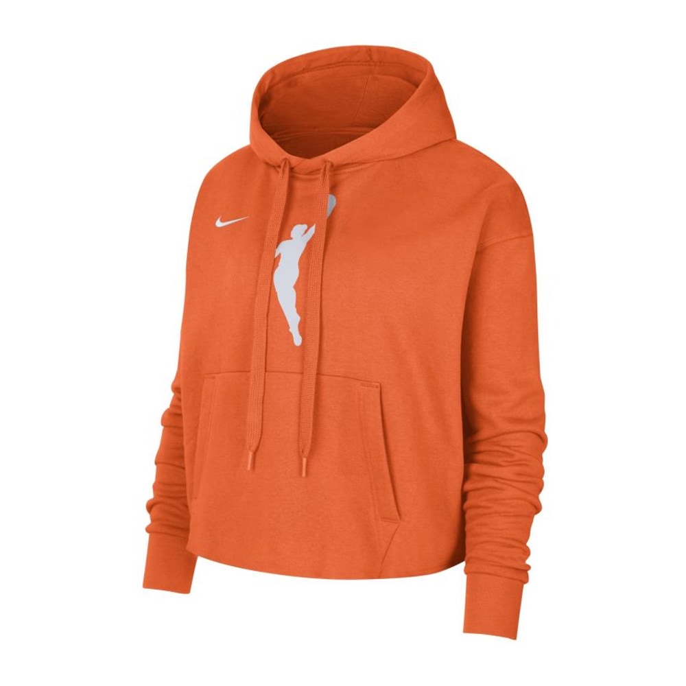 Nike WNBA Team 13 Courtside Wmns Cropped Pullover Hoodie Brilliant Orange – bluza