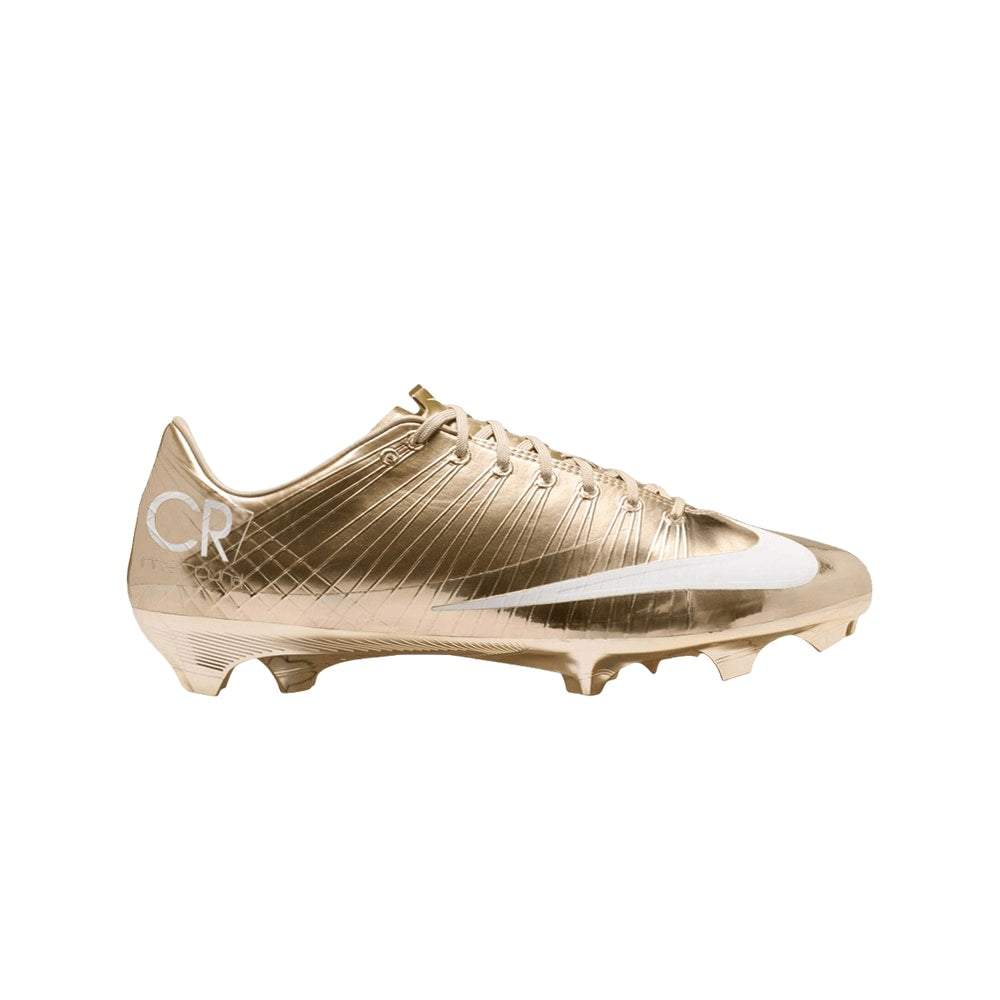 Cristiano Ronaldo x Nike Mercurial Superfly 1 RGN Metallic Gold Star – pantofi, argintiu