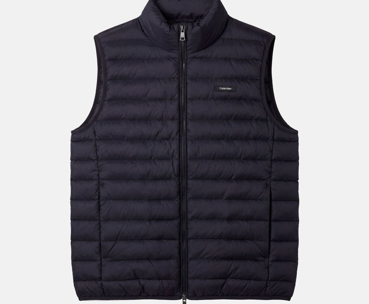 Calvin Klein Quilted gilet Dark Blue – abbigliamento