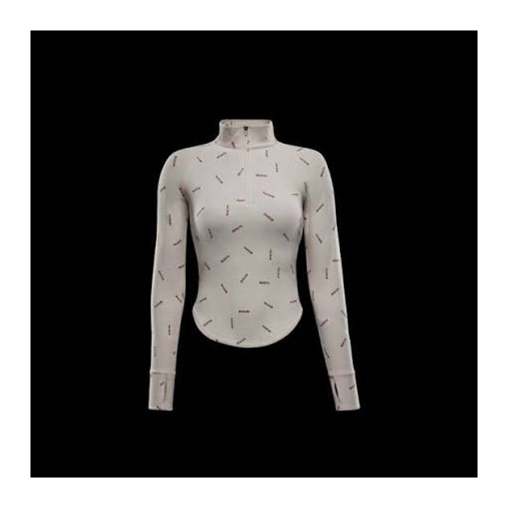 Nike Sportswear Collection Women's Slim 1/2-Zip Long-Sleeve Logo Top – odzież