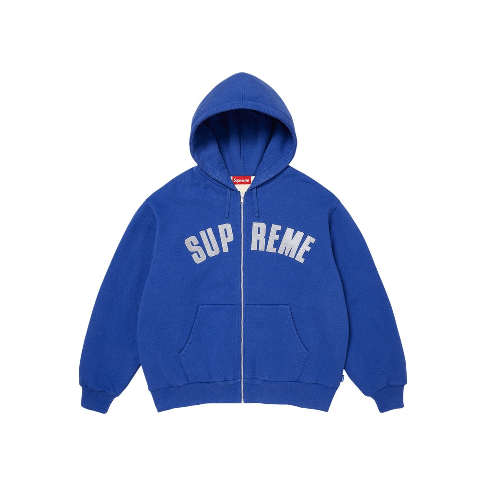 Supreme Arc Thermal Lined Zip Up Hooded Sweatshirt Royal