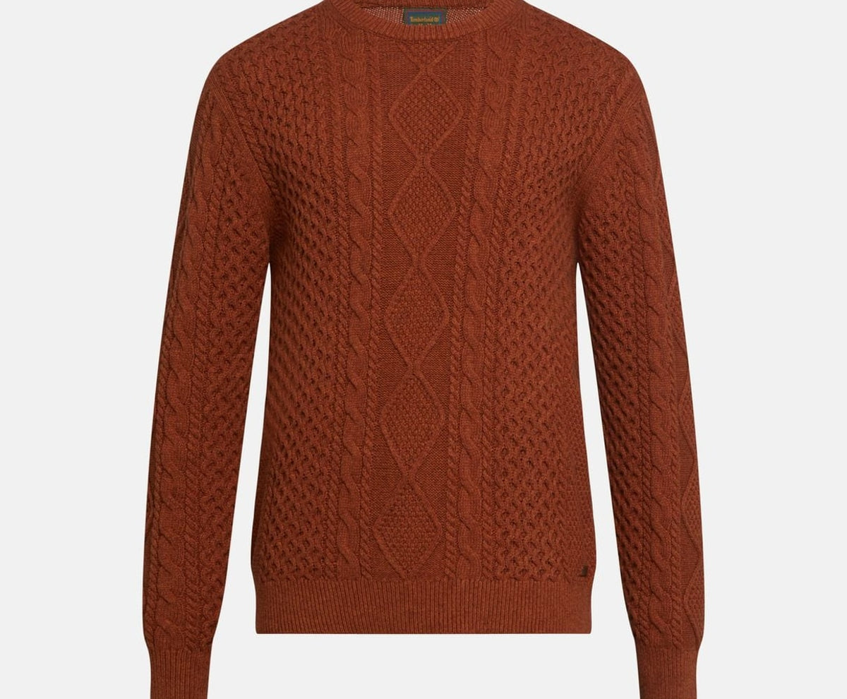 Timberland Knitted jumper Phillips Brook Cherry Red – îmbrăcăminte