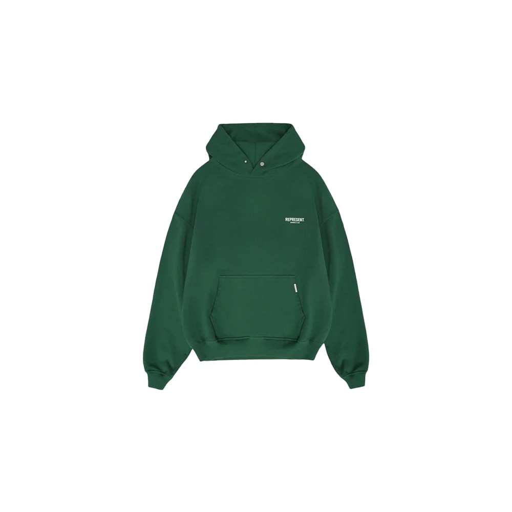 Represent Owner's Club Hoodie Racing Green/White – mikina, zelená