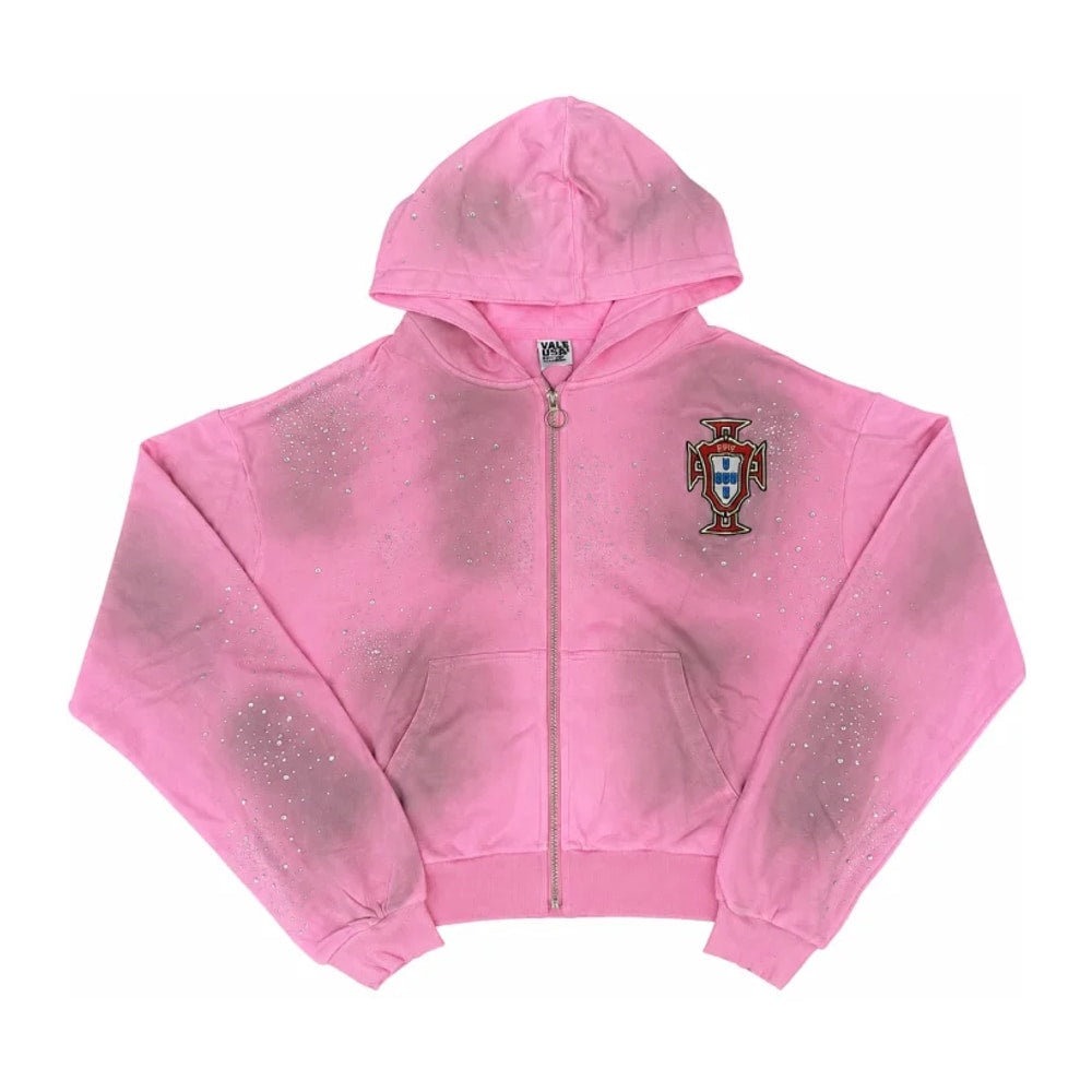 Vale Forever Pluto Cluster Zip Up Hoodie Pink (real PINK colorway; your current Pink product shows a black hoodie) – mikina