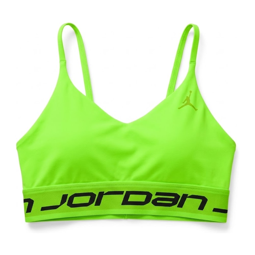 Nike Jordan Sport Indy Logo Bra Elektric Green – odzież