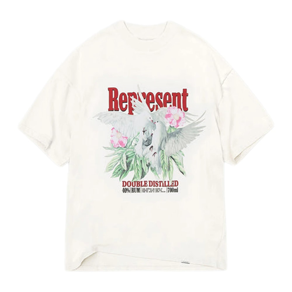 Represent Double Distilled T-shirt Flat White