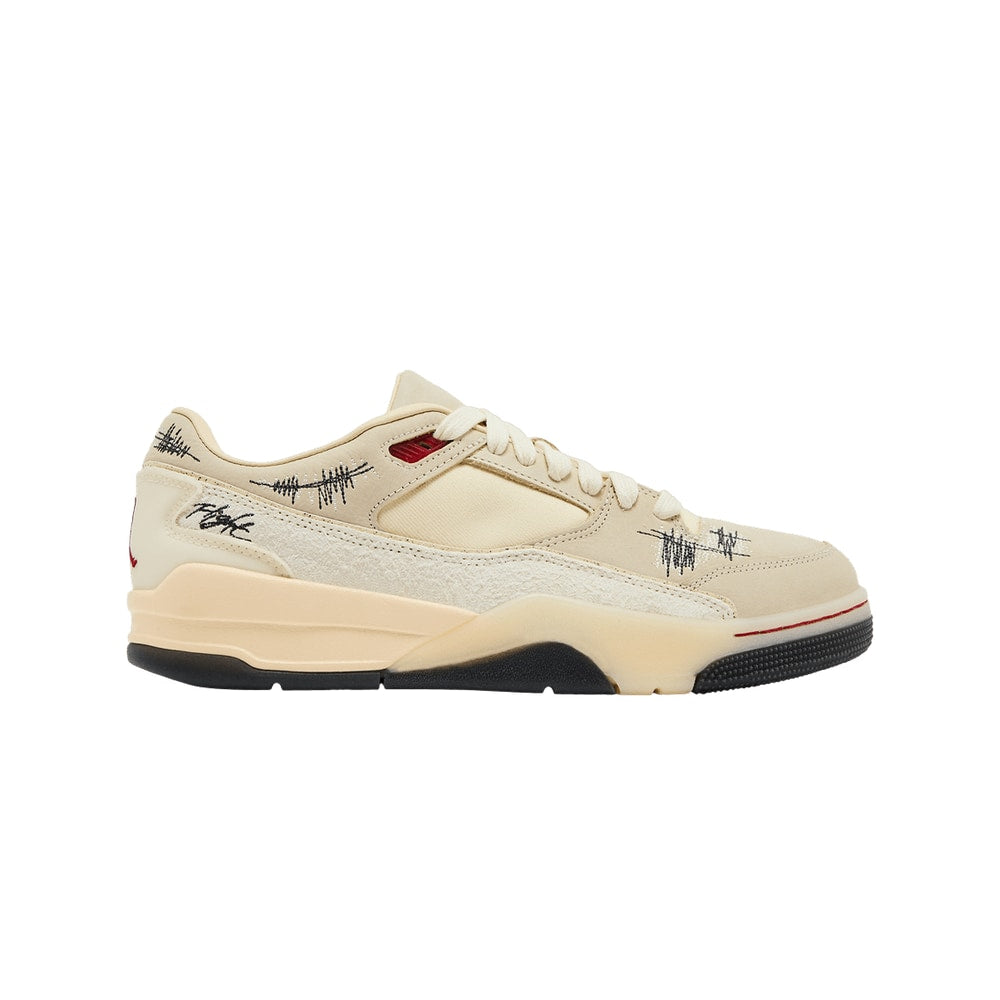 Who Decides War x Air Jordan Wmns Jordan Flight Court The World Is Your Court - Crèpe – pantofi, bej